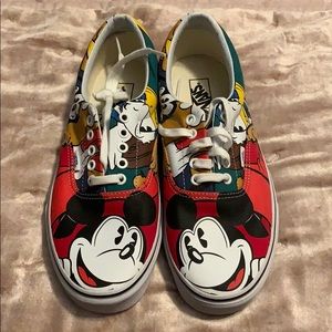 Brand new very rare Disney lace up vans.